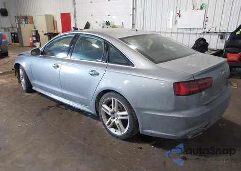 2016 Audi A6 3.0T Premium Plus z USA, uszkodzony, nr VIN WAUFGAFC5GN163296